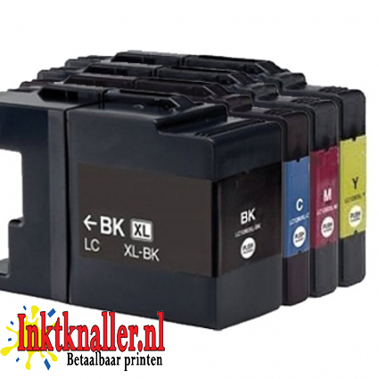 Huismerk Brother LC1220-1240-1280 set Huismerk Brother LC1220-1240-1280 set