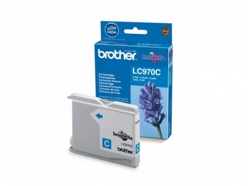 Brother LC970C inktcartridge cyaan 300 pag.-origineel- Brother LC970C inktcartridge cyaan 300 pag.-origineel-