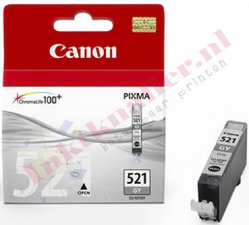 Canon CLI521GY inktcartridge grijs 9ml. -origineel-