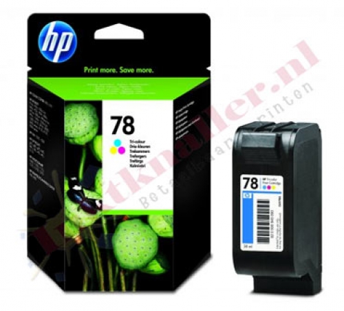 HP 78A (C6578AE) hc kleur 38ml. inktcartridge (origineel) HP 78A (C6578AE) hc kleur 38ml. inktcartridge (origineel)