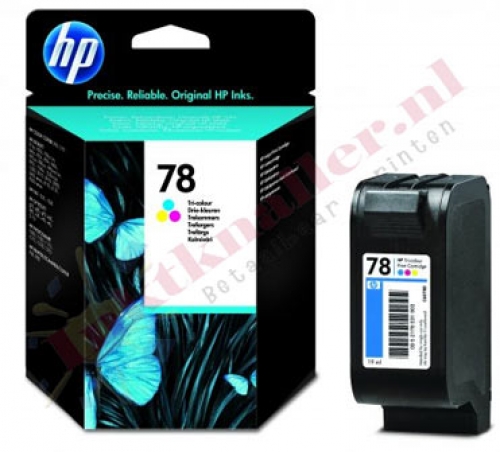 HP 78D (C6578DE) kleur 19ml. inktcartridge (origineel) HP 78D (C6578DE) kleur 19ml. inktcartridge (origineel)