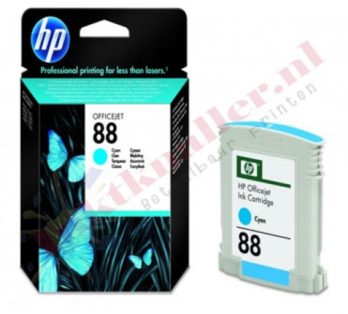 HP 88 (C9386AE) cyaan 9ml. inktcartridge (origineel)