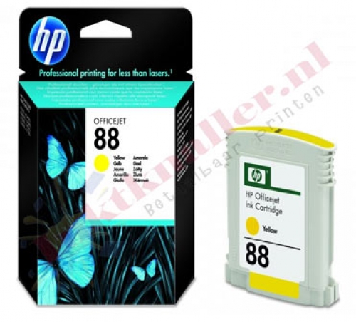 HP 88 (C9388AE) geel 9ml. inktcartridge (origineel)