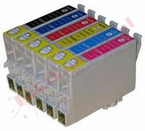 Epson-T0491z-492c-493m-494y-495lc-496lm -Huismerk-