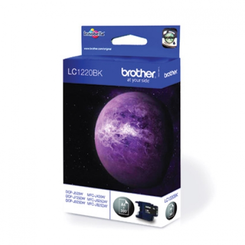 BROTHER LC-1220BK ink cartridge zwart, 300 pagina's - origineel BROTHER LC-1220BK ink cartridge zwart, 300 pagina's - origineel