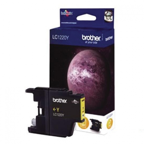 BROTHER LC-1220Y ink cartridge geel, 300 pagina's - origineel BROTHER LC-1220Y ink cartridge geel, 300 pagina's - origineel