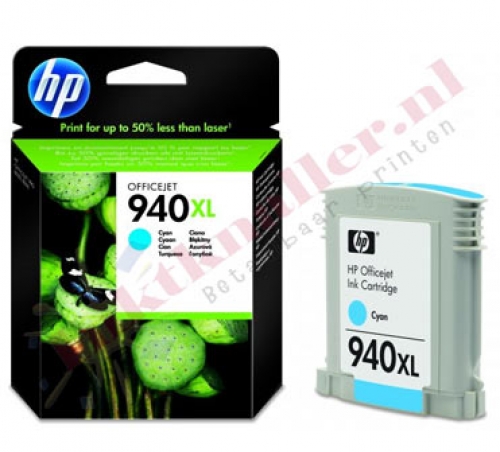 HP 940XL - C4907AE inktcartridge cyaan 16ml. origineel
