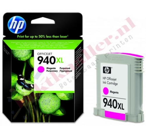 HP 940XL - C4908AE inktcartridge magenta 16ml. origineel