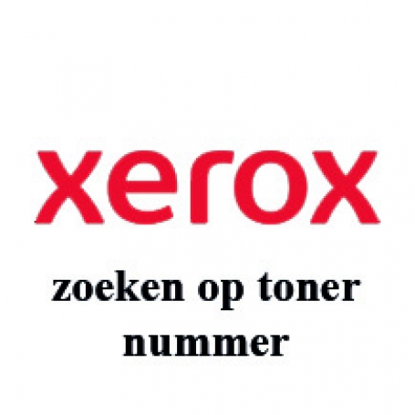 XEROX zoeken op toner