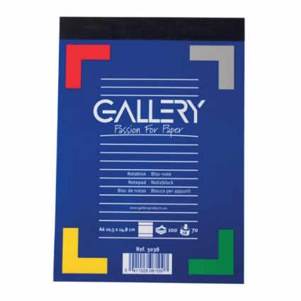 Gallery notitieblok A6