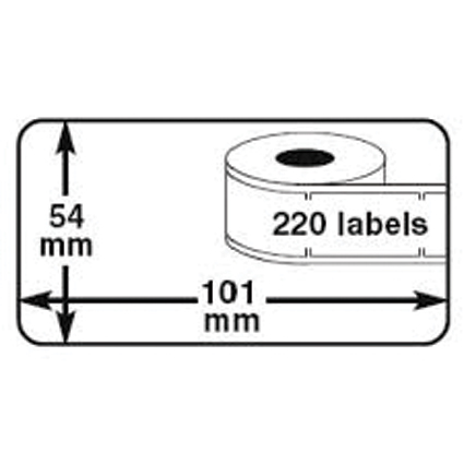 Compatible 99014 Etiketten Dymo/Seiko Labels (101mm x 54mm - 220st