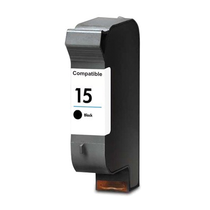 Compatible voor HP 15 inktcartridge 44ml. zwart hc