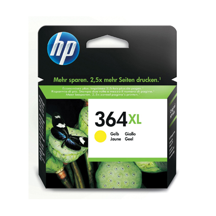 HP 364XL (CB325EE) geel inktcartridge Origineel