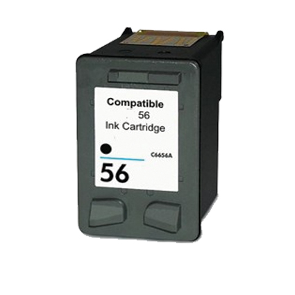 Compatible voor HP 56 - 20ml inktcartridge zwart