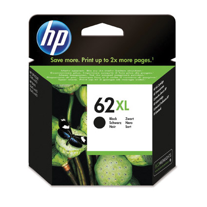 HP 62XL zwart inkt cartridge origineel