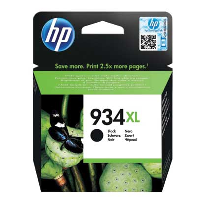HP934XL inktcartridge zwart origineel