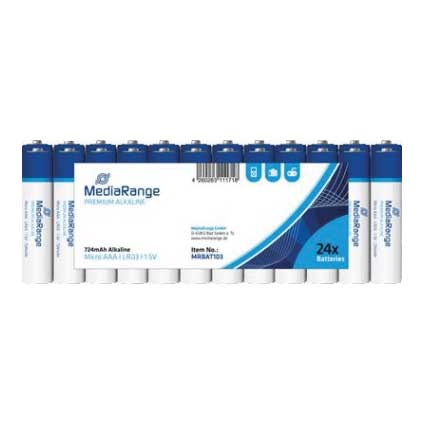 MediaRange AAA - 24 Batterijen