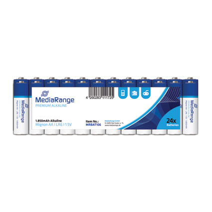 MediaRange Premium Alkaline Batterij AA