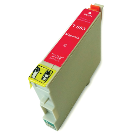 Compatible - Epson T0553 inktcartridge magenta 13ml.
