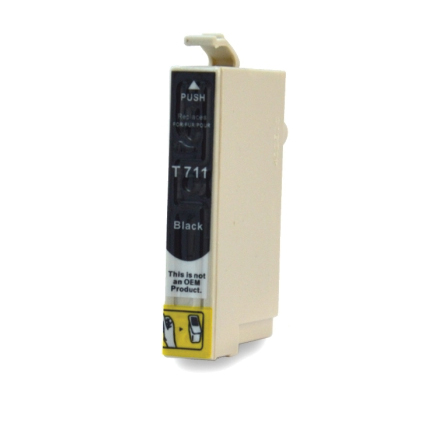 Compatible - Epson T0711 inktcartridge 14 ml zwart