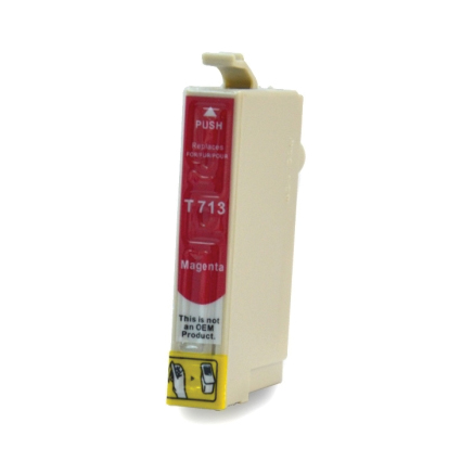 Compatible - Epson T0713 inktcartridge 12 ml magenta