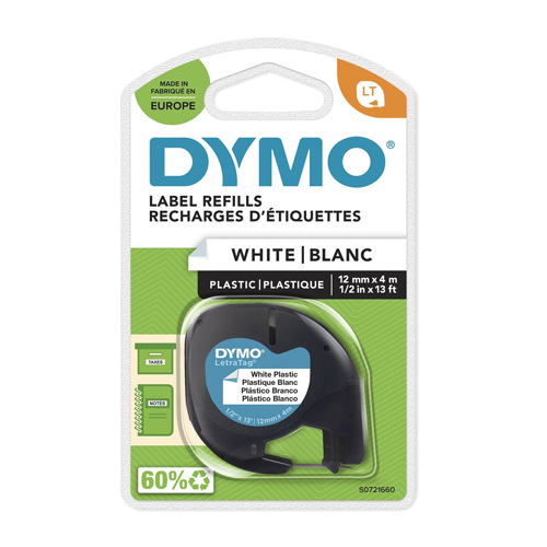 Dymo Letra Tag tapes tape plastic wit