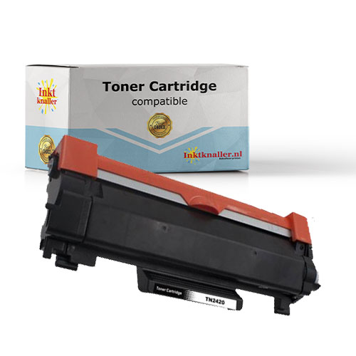 Koop de Huismerk Brother TN2420 toner zwart bij inktknaller