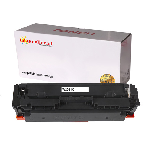 koop de Compatible voor HP W2031X - 415X toner cyaan bij inktknaller