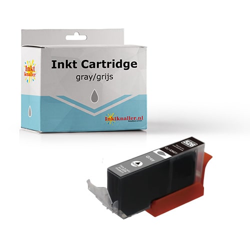 Compatible - Canon CLI526GY met chip 13ml. cartridge grijs