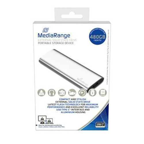 MediaRange Harddisk 3.0 - Externe SSD, 480GB-MR1102