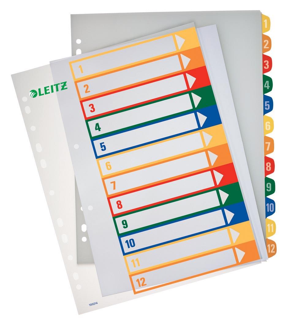 Leitz PC printbare Project Indexen 12 tabs