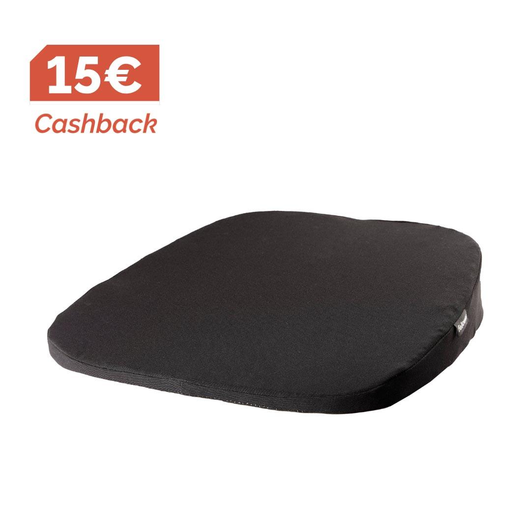 Fellowes Breyta wig zitkussen, zwart