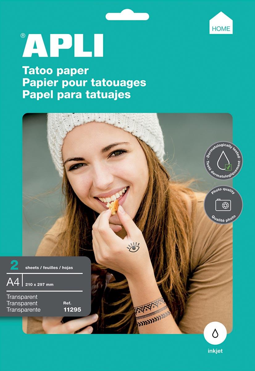 Apli Tattoo transfer papier, pak met 2 vellen