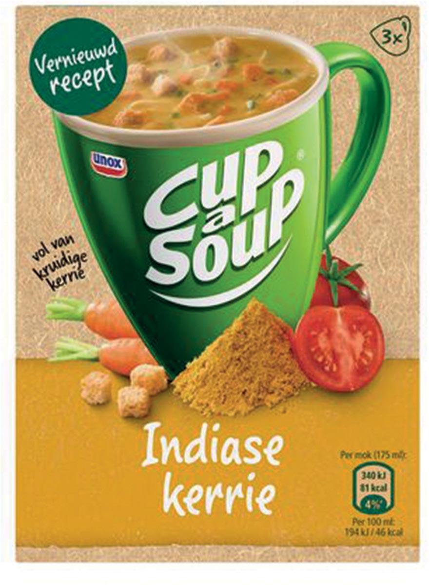 Cup-a-Soup Indiase kerrie, pak van 21 zakjes