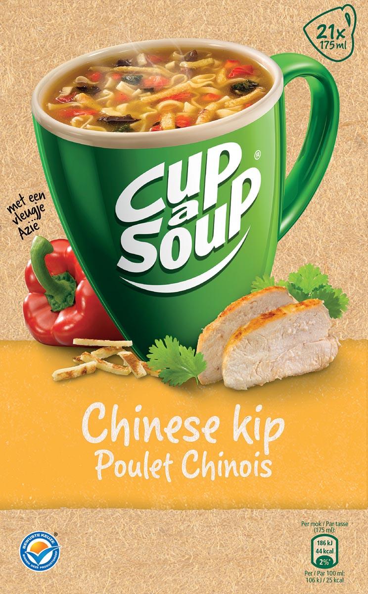 Cup-a-Soup Chinese kip, pak van 21 zakjes