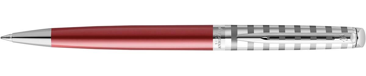 Waterman balpen Hémisphère Deluxe Red met palladium detail