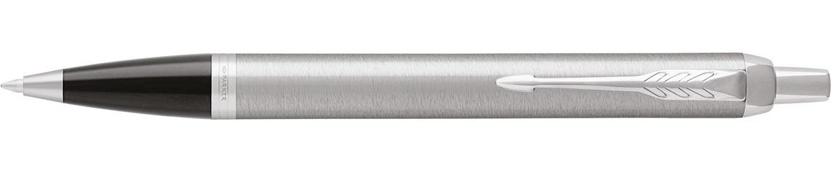 Parker IM balpen Stainless Steel CT, blauwe inkt