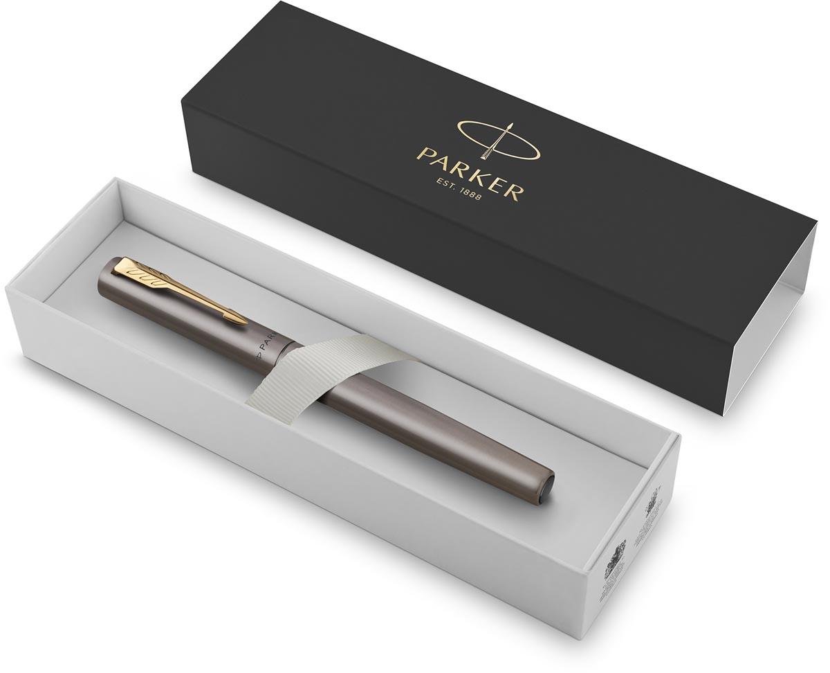 Parker IM Premium vulpen, grijs GT, medium, giftbox
