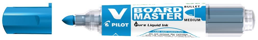 Pilot V-Board Master whiteboardmarker, ronde punt, 2,3 mm, blauw