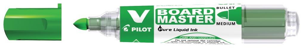 Pilot V-Board Master whiteboardmarker, ronde punt, 2,3 mm, groen