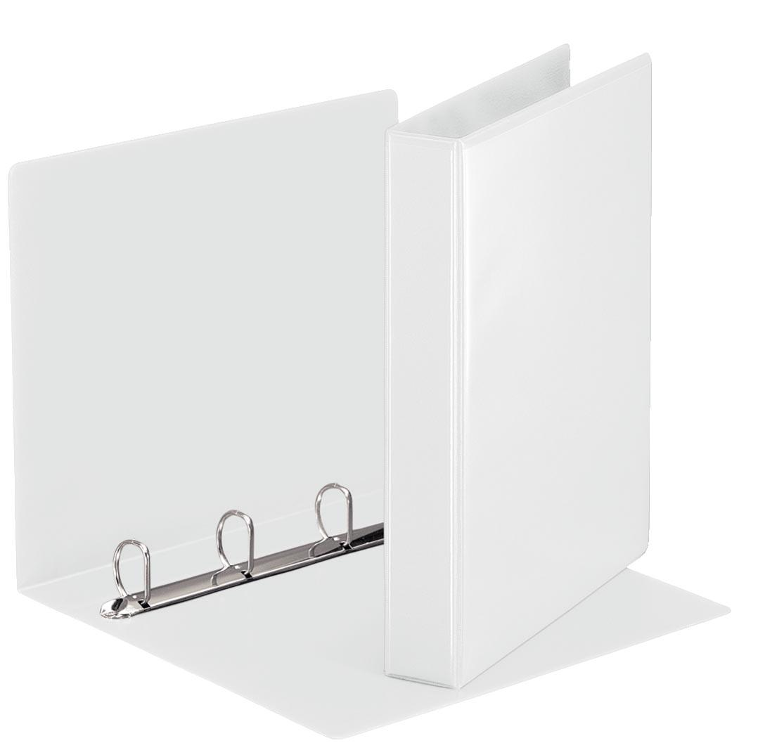 Esselte personaliseerbare ringmap, rug van 5,1 cm, 4 D-ringen van 30 mm, voor ft A4, wit