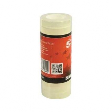 5 Star plakband PP ft 12 mm x 33 m - 12 rollen