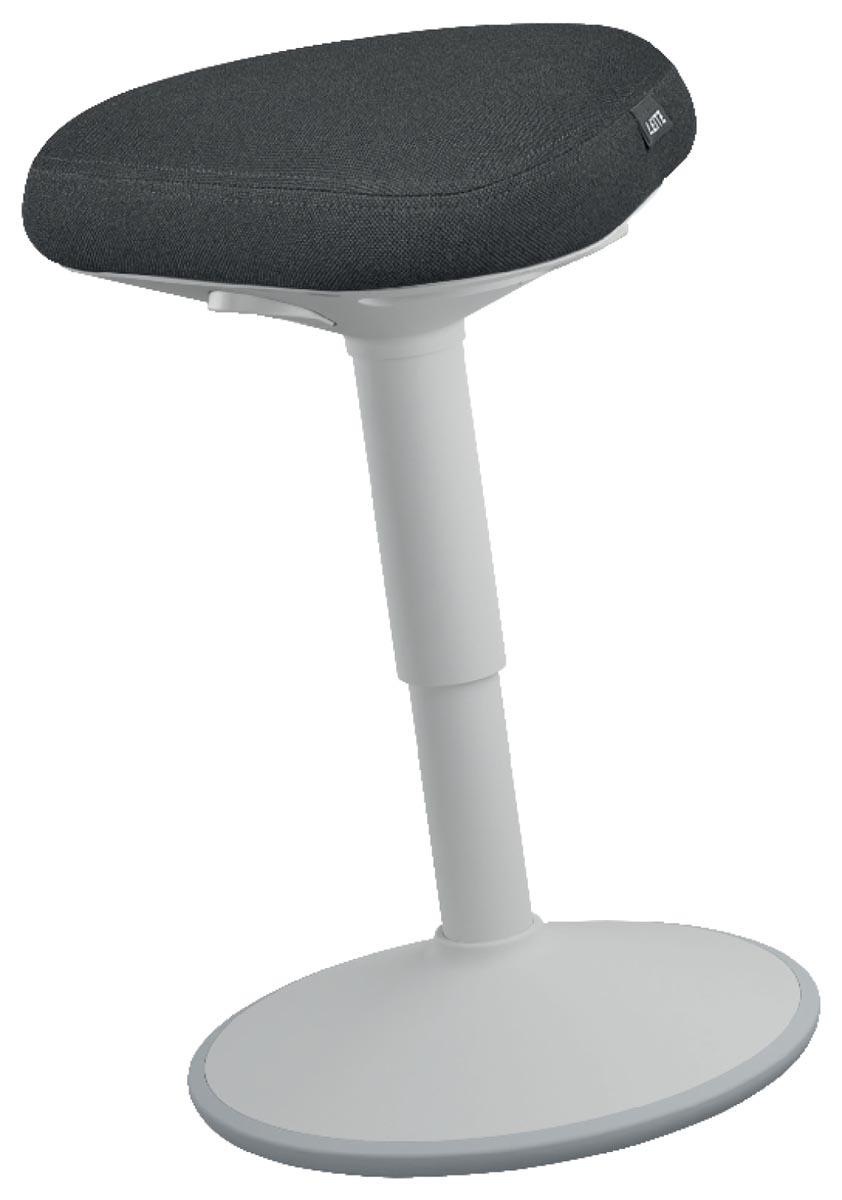 Leitz Ergo actieve Zitkruk met comfortzitting, lichtgrijs