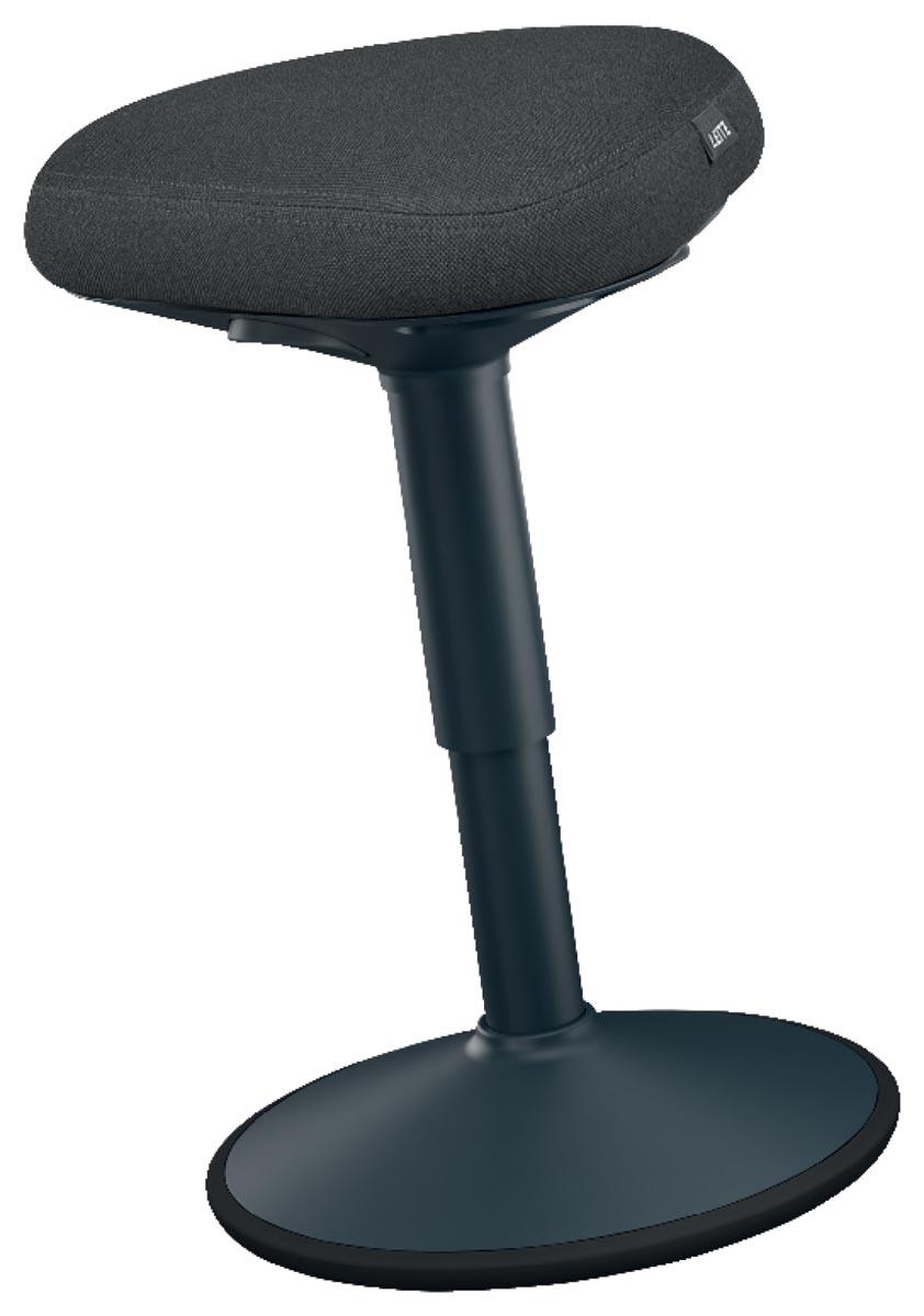 Leitz Ergo actieve Zitkruk met comfortzitting, donkergrijs
