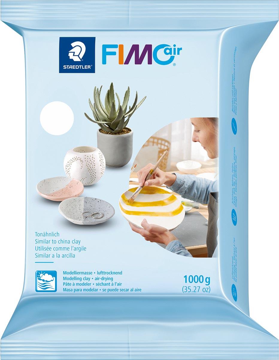 Staedtler Boetseerklei Fimo Air wit, pak van 1 kg