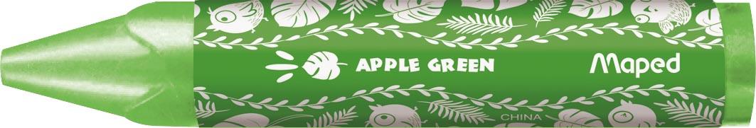 Maped waskrijt Jungle Fever Jumbo, etui van 12 stuks, assorti