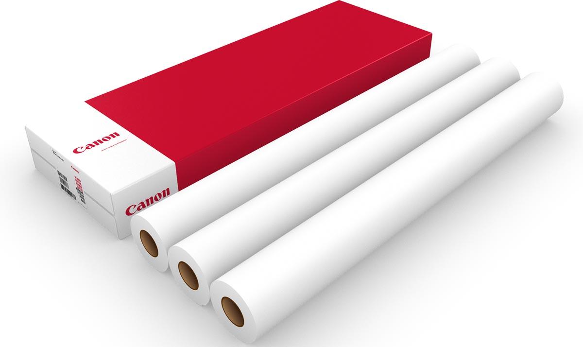 Canon plotterpapier 4281V, standaard, Ft 610 mm x 50 m, 80 g, pak van 3 rollen
