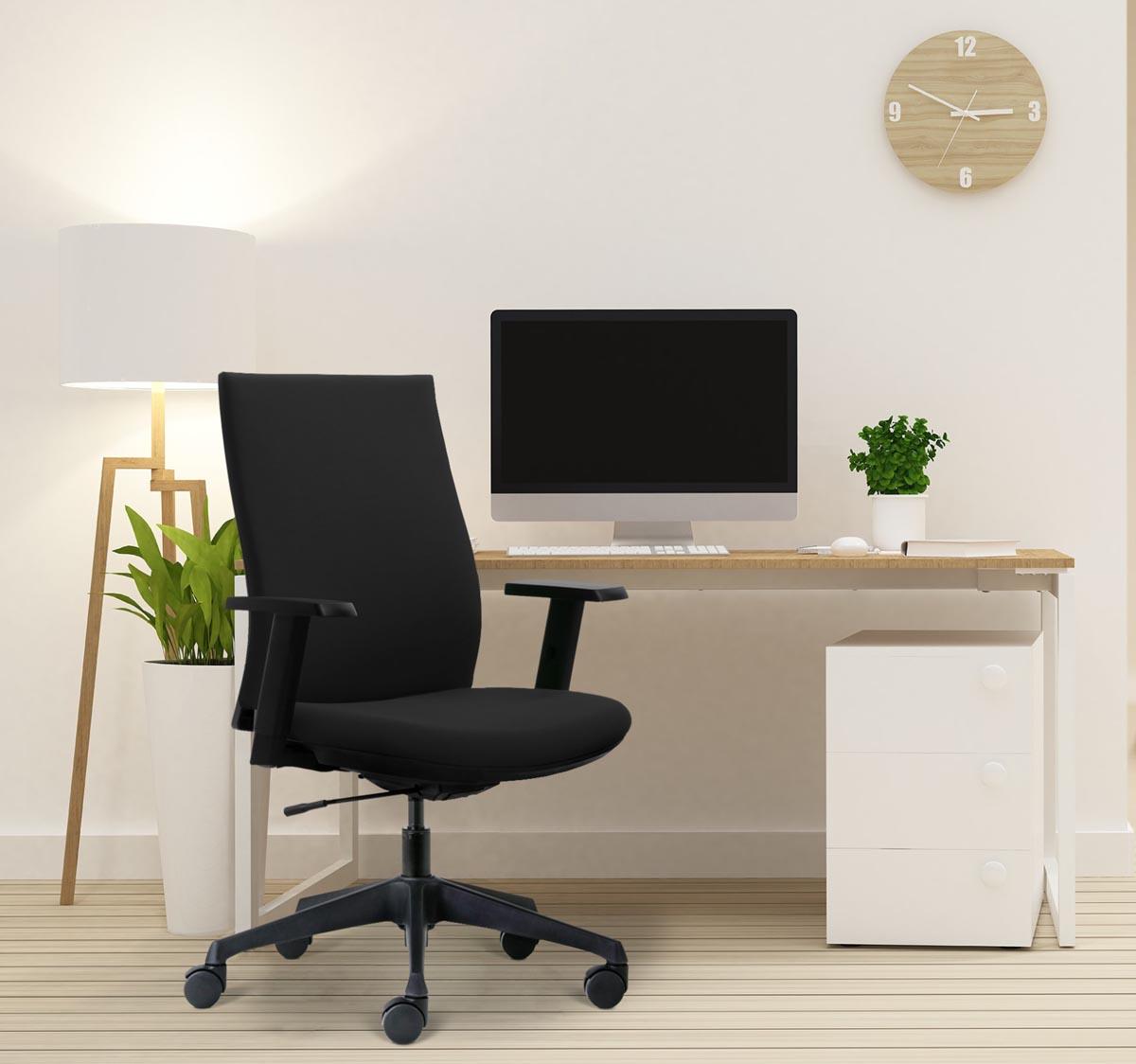 Euroseats bureaustoel Canillo, stoffen rug