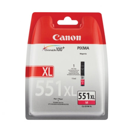 Canon CLI551M XL inktcartridge 11 ml. magenta - origineel