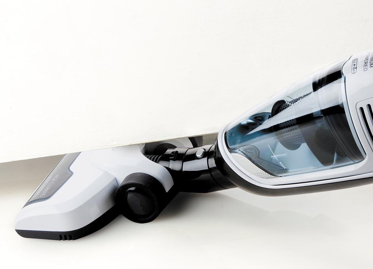 Domo steelstofzuiger 2 in 1 met oplaadbare batterij, 14,4 V, wit